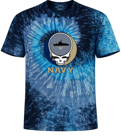 US Naval Academy Stealie Tie-Dye T-Shirt