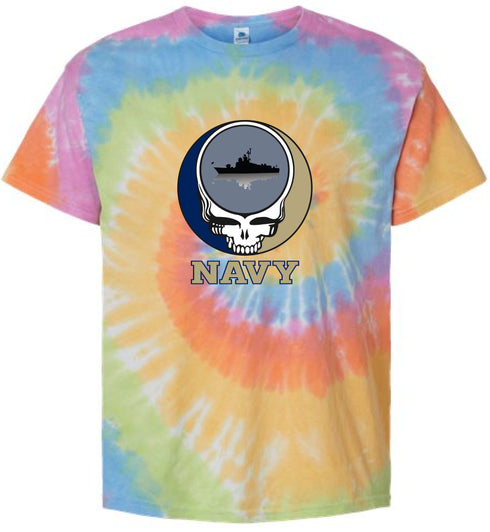 US Naval Academy Stealie Tie-Dye T-Shirt