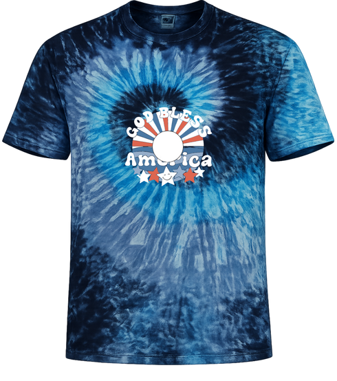 USA Stealie Tie-Dye T-Shirt