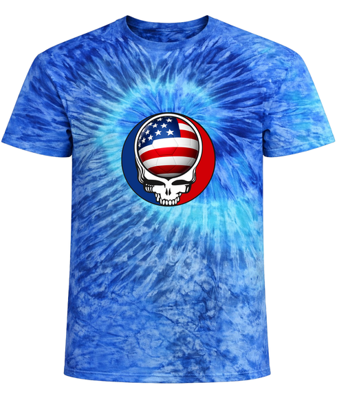 USA FIFA World Cup Stealie Tie-Dye T-Shirt