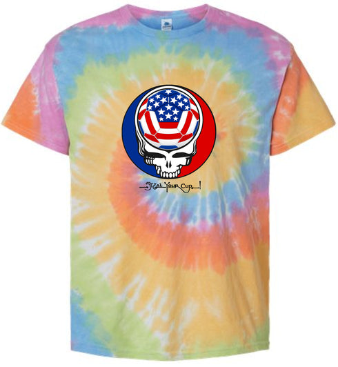 USA FIFA World Cup Stealie Tie-Dye T-Shirt
