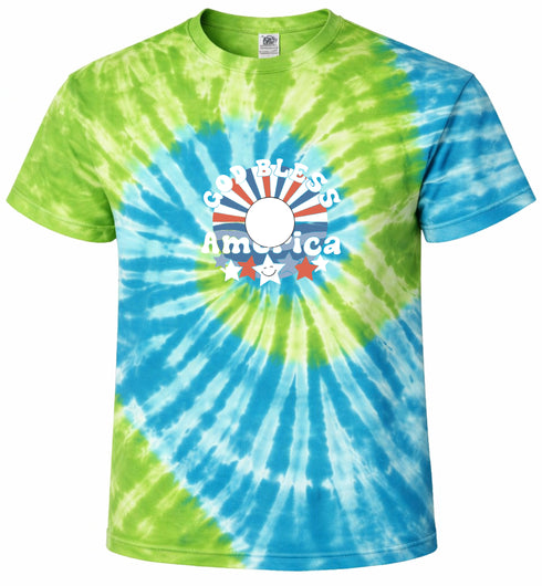 USA Stealie Tie-Dye T-Shirt