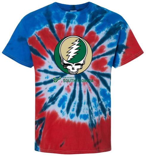 USF Stealie Tie-Dye T-Shirt