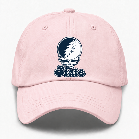 Utah Stealie Premium Unisex Dad Hat — Design: Utah State University — Pink
