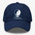 Utah Stealie Premium Unisex Dad Hat — Design: Utah State University — Navy