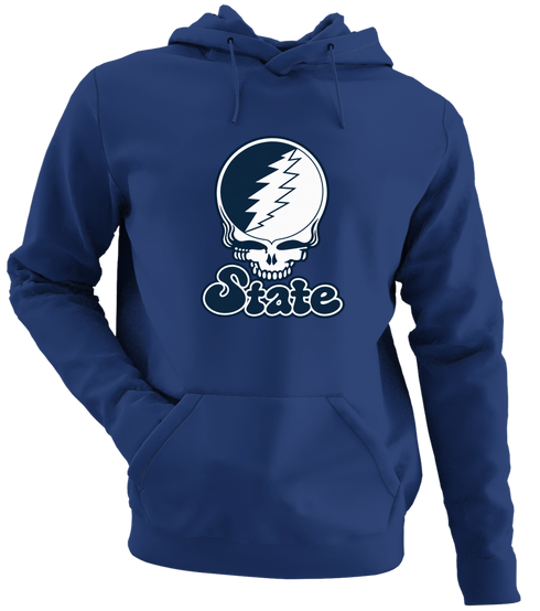Utah Stealie Premium Unisex Hoodie — Design: Utah State University — Navy