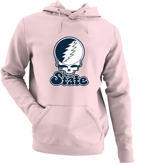 Utah Stealie Premium Unisex Hoodie — Design: Utah State University — Light Pink