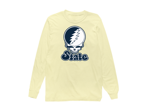 Utah Stealie Premium Unisex Long-Sleeve — Design: Utah State University — Butter