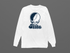 Utah Stealie Premium Unisex Long-Sleeve — Design: Utah State University — White
