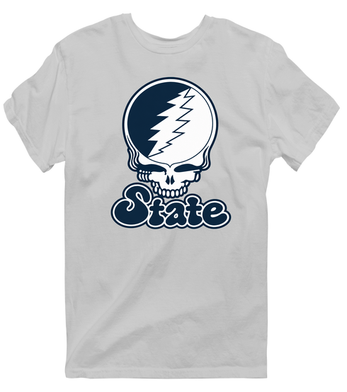 Utah Stealie Premium Unisex T-Shirt — Design: Utah State University — Sport Grey