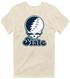 Utah Stealie Premium Unisex T-Shirt — Design: Utah State University — Sand
