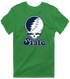 Utah Stealie Premium Unisex T-Shirt — Design: Utah State University — Irish Green