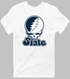 Utah Stealie Premium Unisex T-Shirt — Design: Utah State University — White