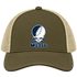 Utah Stealie Premium Unisex Trucker Cap — Design: Utah State University — Moss/Khaki
