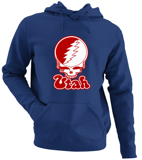 Utah Stealie Premium Unisex Hoodie — Design: Utah University of — Navy
