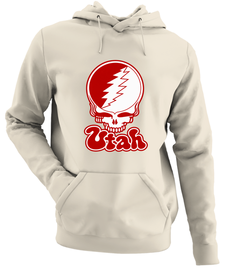 Utah Stealie Premium Unisex Hoodie — Design: Utah University of — Sand