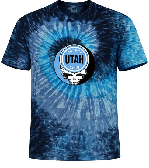 Utah Hockey Club Stealie Tie-Dye T-Shirt