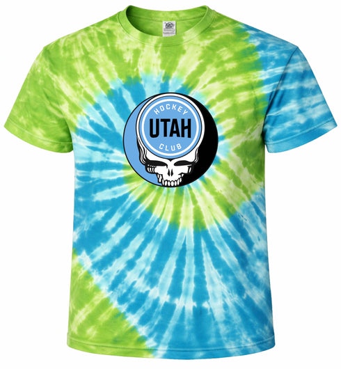 Utah Hockey Club Stealie Tie-Dye T-Shirt