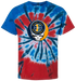 Utah Jazz Stealie Tie-Dye T-Shirt