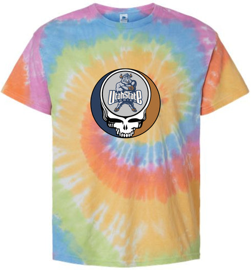 Utah State University Stealie Tie-Dye T-Shirt