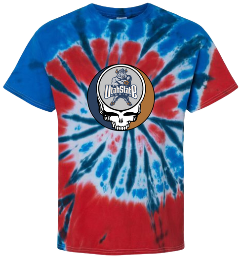 Utah State University Stealie Tie-Dye T-Shirt