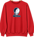 Utah Stealie Premium Unisex Crewneck — Design: Utah State University — Red
