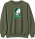 Utah Valley Stealie Premium Unisex Crewneck — Design: Utah Valley University — Military Green