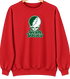 Utah Valley Stealie Premium Unisex Crewneck — Design: Utah Valley University — Red