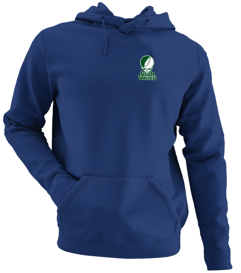 Utah Valley Stealie Premium Unisex Hoodie — Design: Utah Valley University — Navy