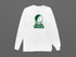 Utah Valley Stealie Premium Unisex Long-Sleeve — Design: Utah Valley University — White