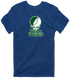 Utah Valley Stealie Premium Unisex T-Shirt — Design: Utah Valley University — Navy