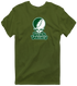 Utah Valley Stealie Premium Unisex T-Shirt — Design: Utah Valley University — Military Green