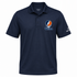 Utica Stealie Premium Unisex Polo — Design: Utica College — Navy