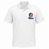 Utica Stealie Premium Unisex Polo — Design: Utica College — White