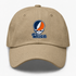 Utica Stealie Premium Unisex Dad Hat — Design: Utica College — Khaki