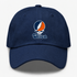 Utica Stealie Premium Unisex Dad Hat — Design: Utica College — Navy