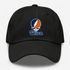 Utica Stealie Premium Unisex Dad Hat — Design: Utica College — Black