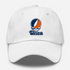 Utica Stealie Premium Unisex Dad Hat — Design: Utica College — White