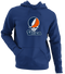 Utica Stealie Premium Unisex Hoodie — Design: Utica College — Navy