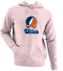 Utica Stealie Premium Unisex Hoodie — Design: Utica College — Light Pink