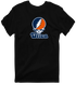 Utica Stealie Premium Unisex T-Shirt — Design: Utica College — Black