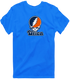 Utica Stealie Premium Unisex T-Shirt — Design: Utica College — Royal