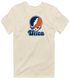 Utica Stealie Premium Unisex T-Shirt — Design: Utica College — Sand