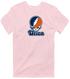 Utica Stealie Premium Unisex T-Shirt — Design: Utica College — Light Pink