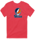 Utica Stealie Premium Unisex T-Shirt — Design: Utica College — Heather Red