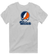 Utica Stealie Premium Unisex T-Shirt — Design: Utica College — Sport Grey
