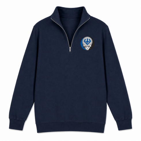 Washington & Lee - Premium Grateful Dead Quarter-Zip Pullover - Navy - 3