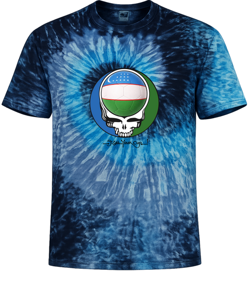 Uzbekistan FIFA World Cup Stealie Tie-Dye T-Shirt