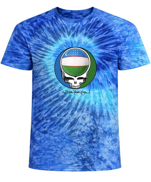 Uzbekistan FIFA World Cup Stealie Tie-Dye T-Shirt