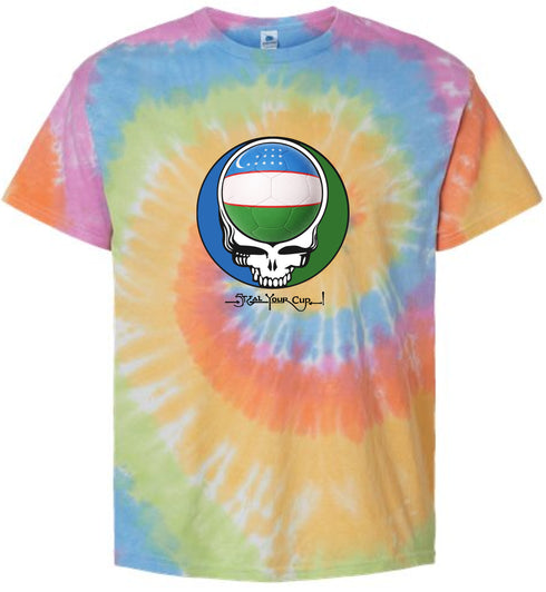 Uzbekistan FIFA World Cup Stealie Tie-Dye T-Shirt